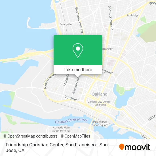 Mapa de Friendship Christian Center