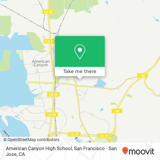 American Canyon High School map