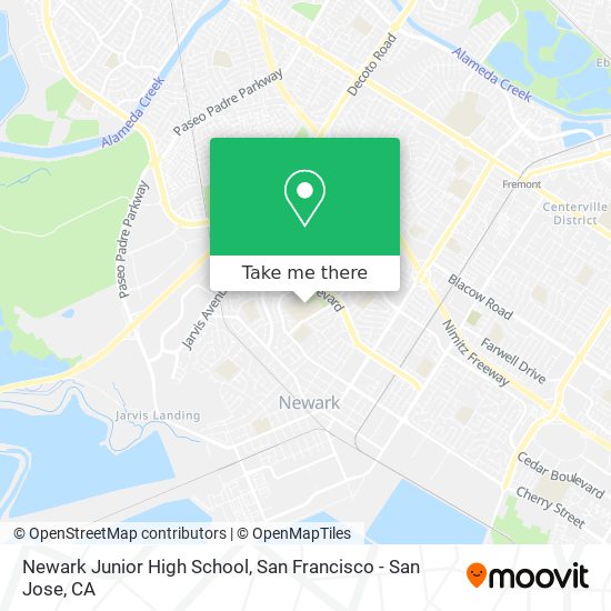 Newark Junior High School map