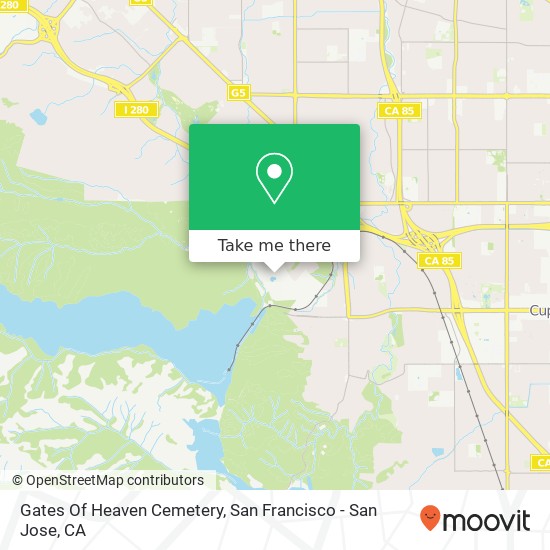 Gates Of Heaven Cemetery map