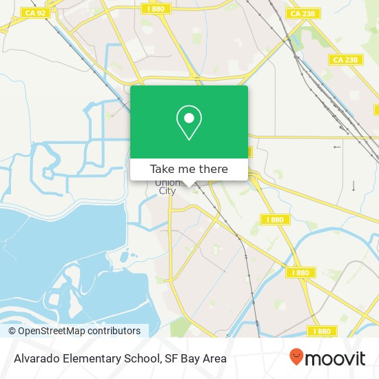 Alvarado Elementary School map