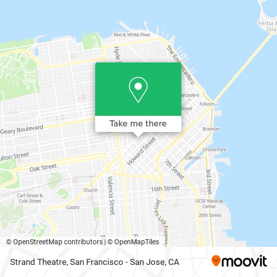 Strand Theatre map