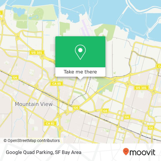 Google Quad Parking map