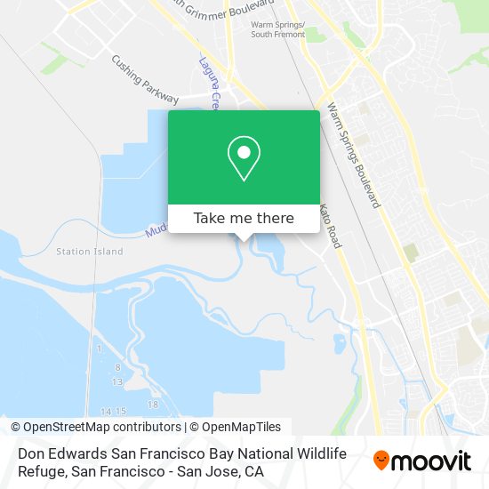Don Edwards San Francisco Bay National Wildlife Refuge map