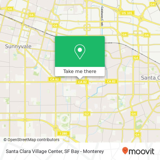 Santa Clara Village Center map