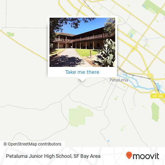 Petaluma Junior High School map