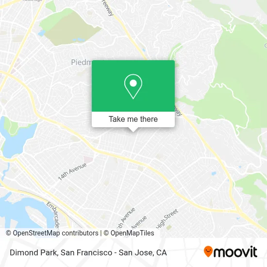 Dimond Park map