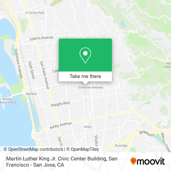 Martin Luther King Jr. Civic Center Building map