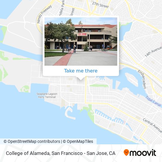 College of Alameda map