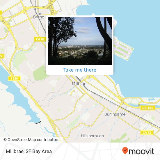 Mapa de Millbrae