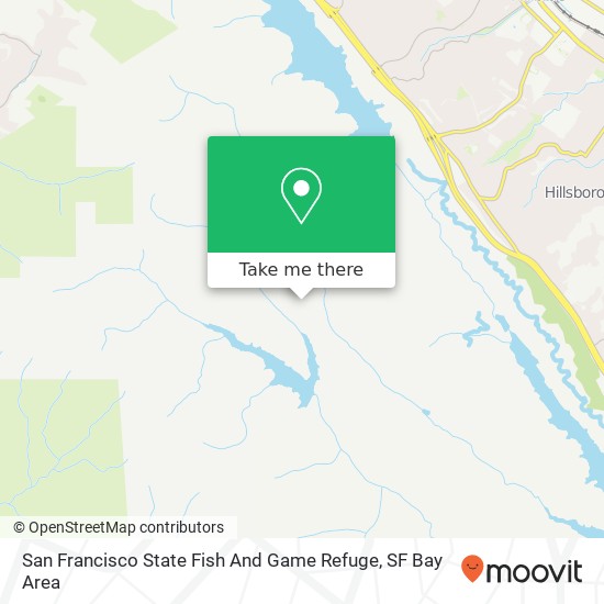 San Francisco State Fish And Game Refuge map