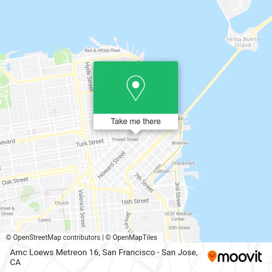 Amc Loews Metreon 16 map
