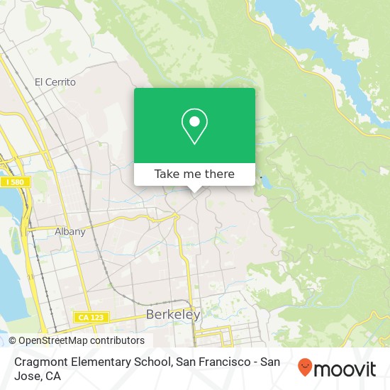 Mapa de Cragmont Elementary School