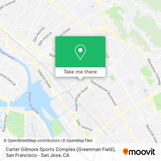 Mapa de Carter Gilmore Sports Complex (Greenman Field)