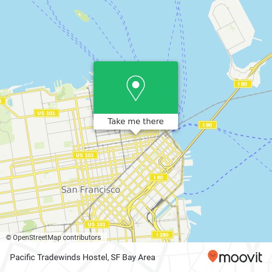 Pacific Tradewinds Hostel map