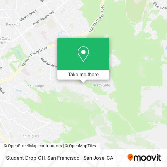 Student Drop-Off map
