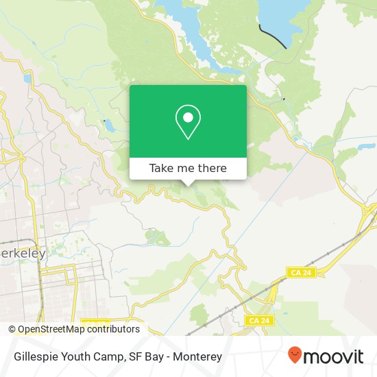 Mapa de Gillespie Youth Camp