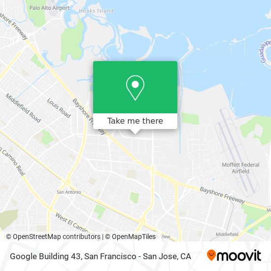 Mapa de Google Building 43