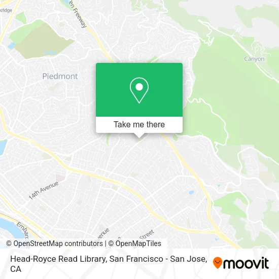 Head-Royce Read Library map