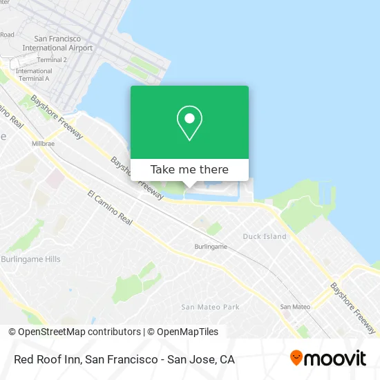 Red Roof Inn map
