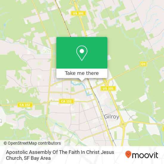 Mapa de Apostolic Assembly Of The Faith In Christ Jesus Church