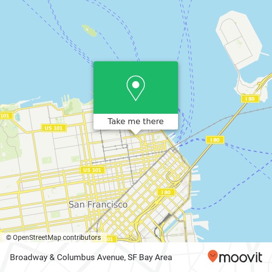 Mapa de Broadway & Columbus Avenue