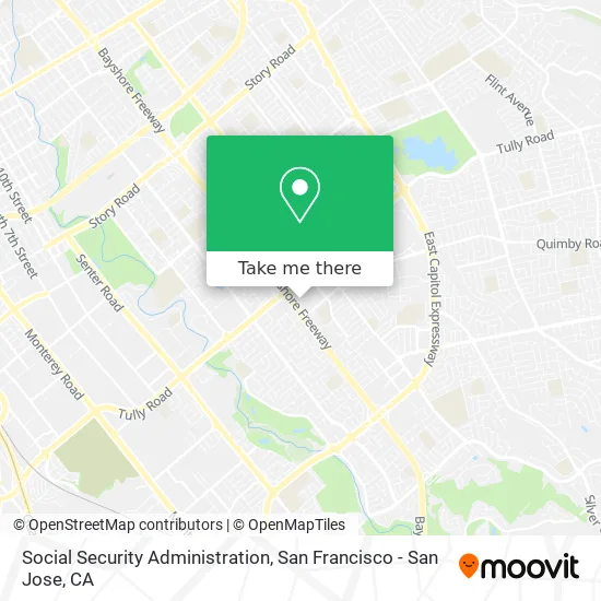 Social Security Administration map