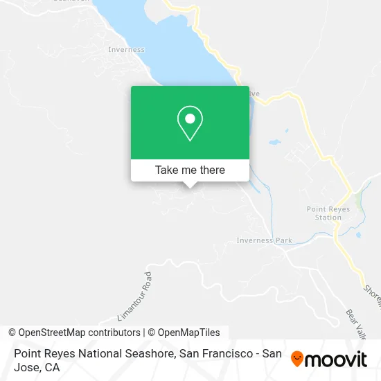 Point Reyes National Seashore map