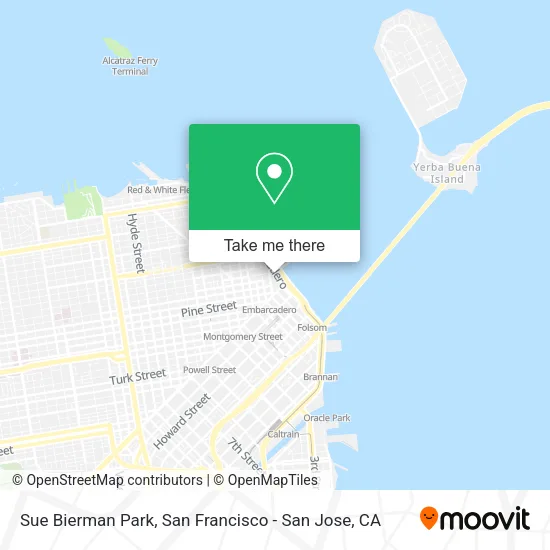 Sue Bierman Park map