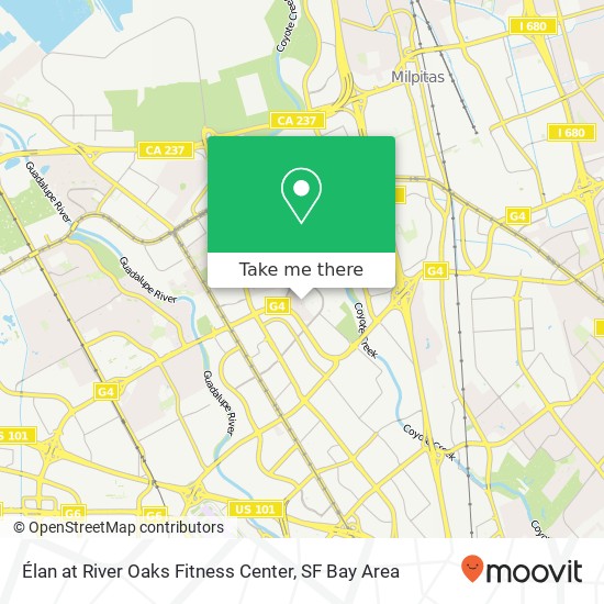 Mapa de Élan at River Oaks Fitness Center