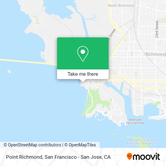 Point Richmond map