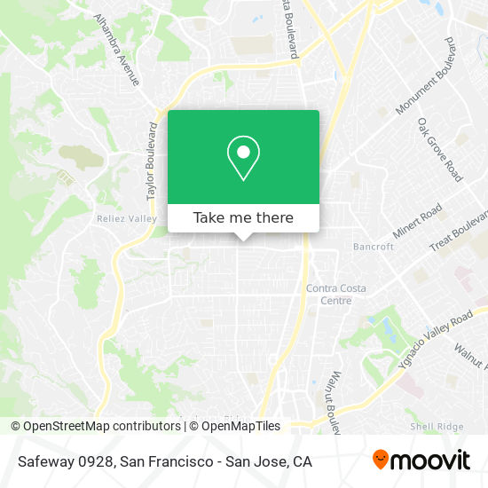 Safeway 0928 map