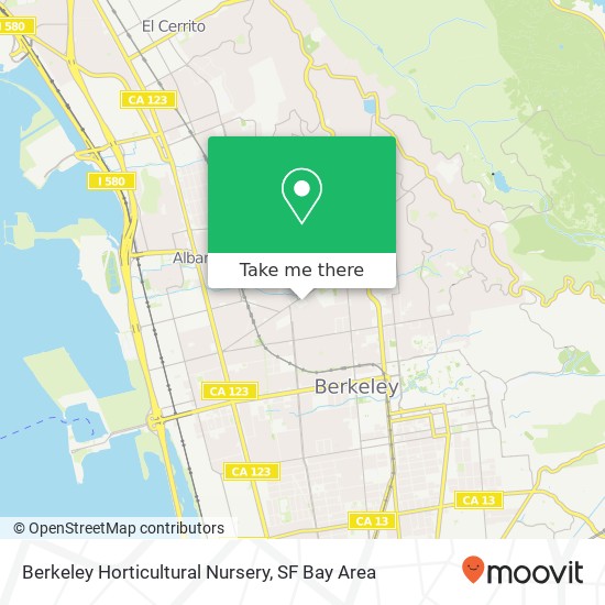 Berkeley Horticultural Nursery map