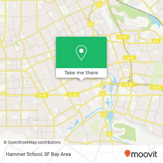 Hammer School map