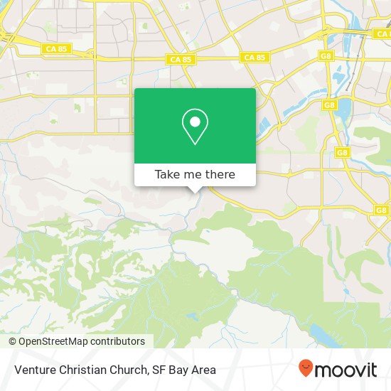 Venture Christian Church map