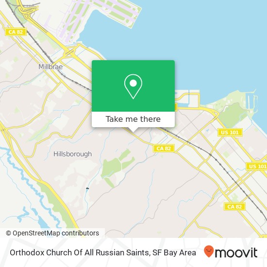 Orthodox Church Of All Russian Saints map