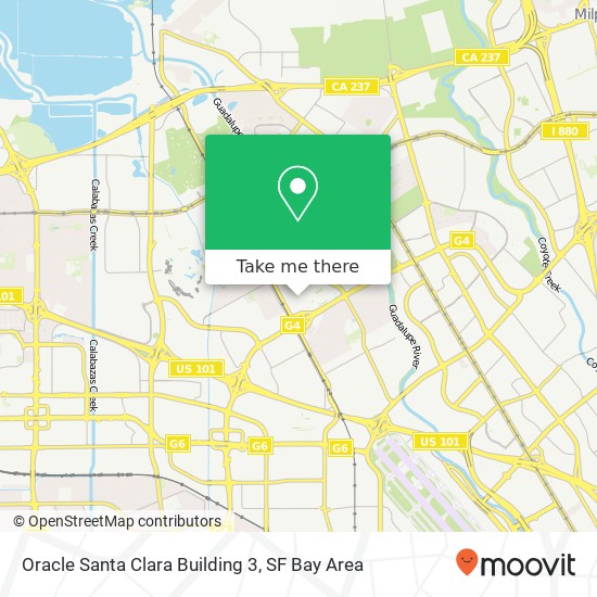 Oracle Santa Clara Building 3 map