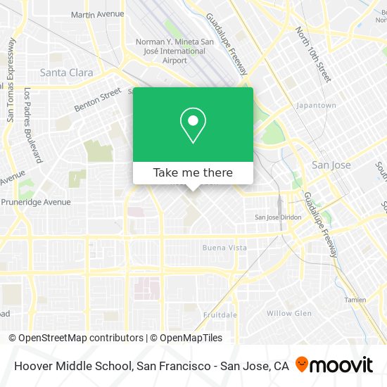 Mapa de Hoover Middle School