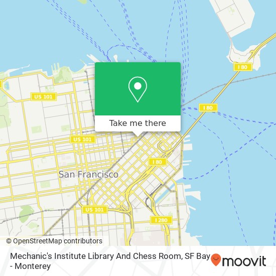 Mechanic's Institute Library And Chess Room map