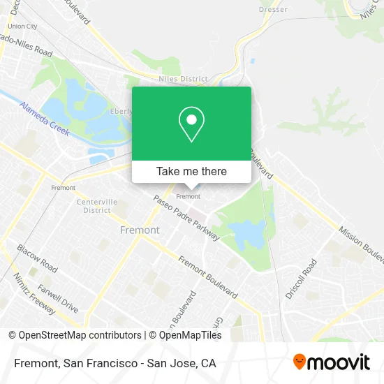 Fremont map