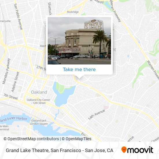 Grand Lake Theatre map