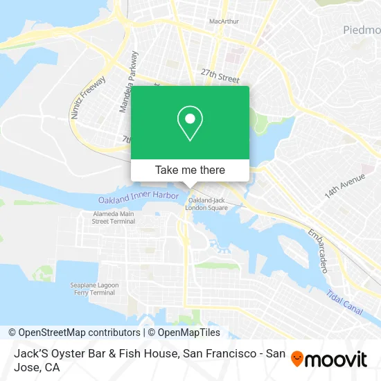 Mapa de Jack’S Oyster Bar & Fish House