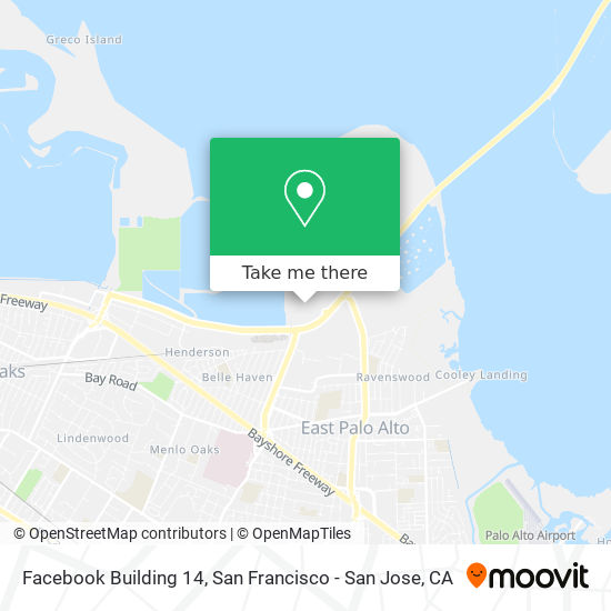 Mapa de Facebook Building 14