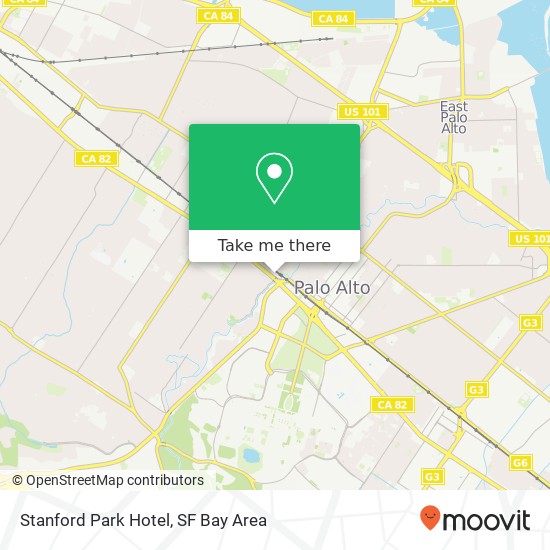 Mapa de Stanford Park Hotel