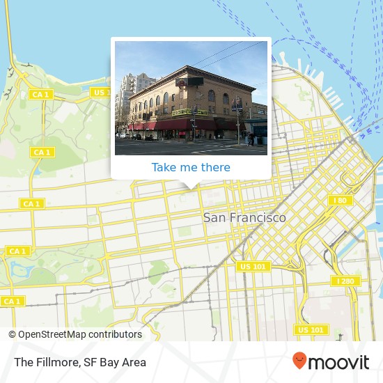 Mapa de The Fillmore