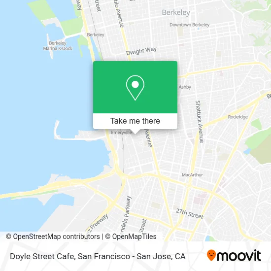 Doyle Street Cafe map