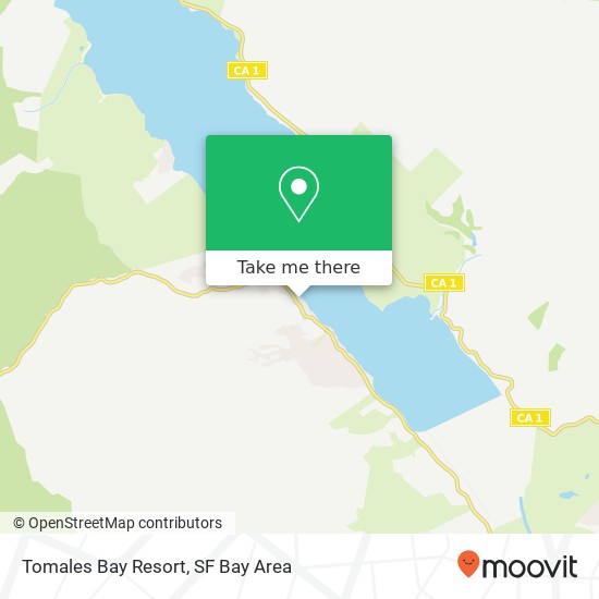 Tomales Bay Resort map