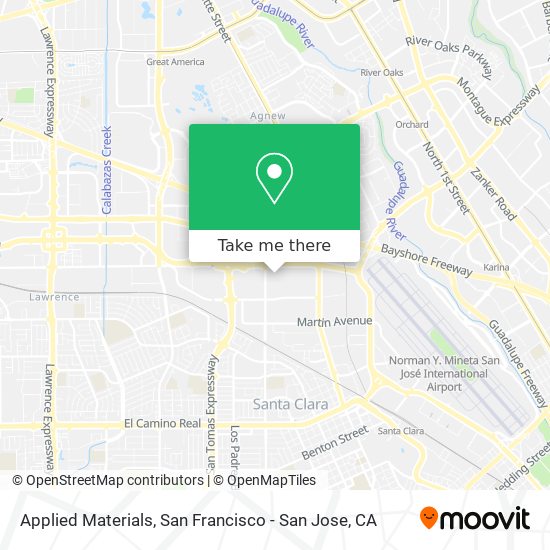 Applied Materials map