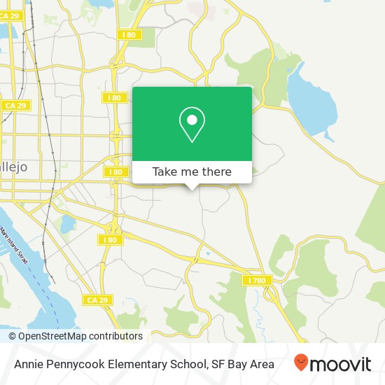 Mapa de Annie Pennycook Elementary School