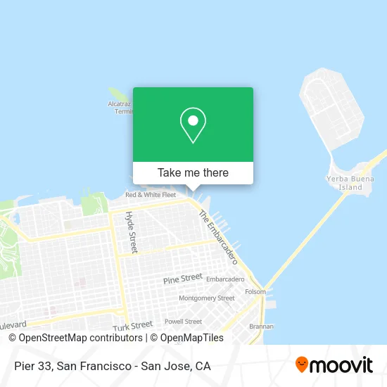 Pier 33 map